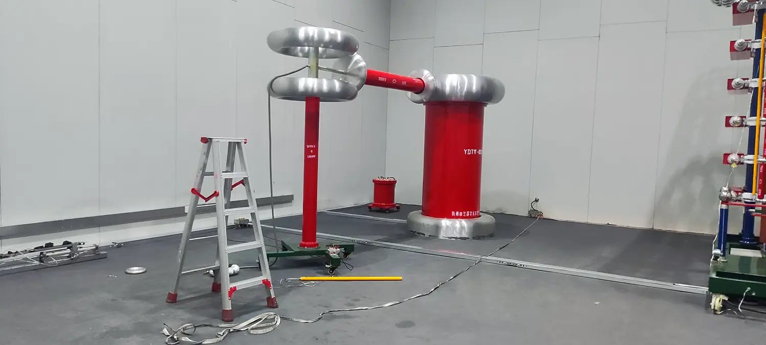 ZeeyiElec cold shrink cable accessory BIL test setup