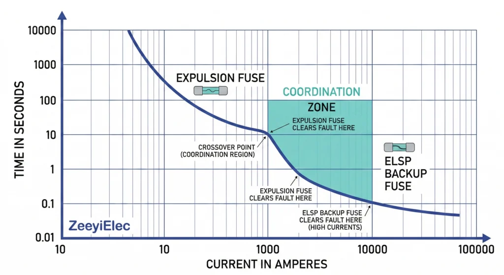 البناء الداخلي لمصهر احتياطي ELSP يُظهر العنصر الفضي