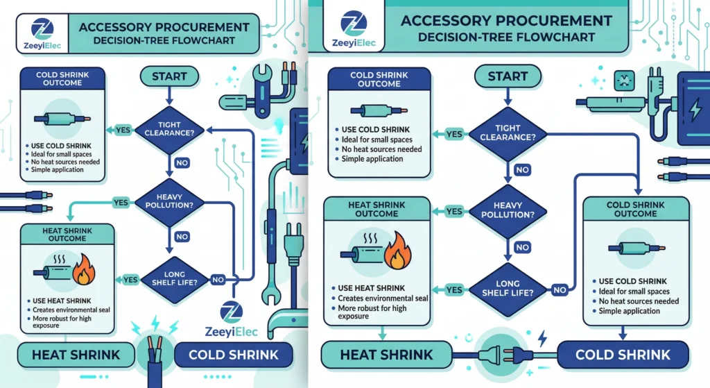 Procurement selection checklist for medium voltage cable accessories
