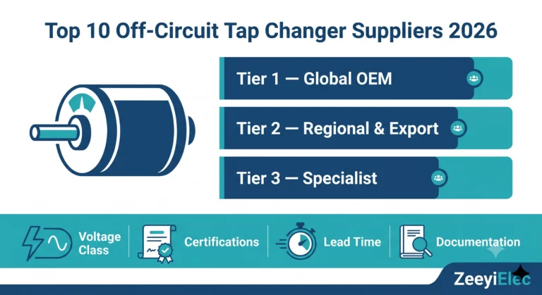 Top 10 off-circuit tap changer suppliers comparison guide for distribution transformers