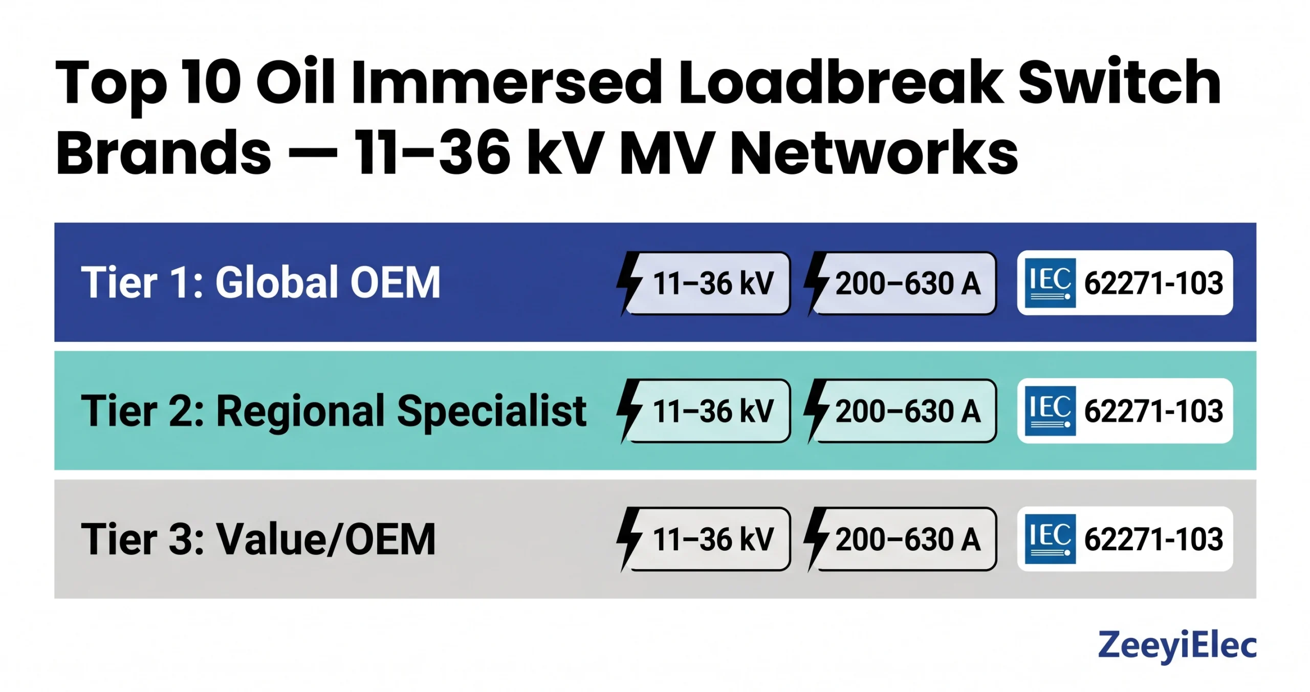 Top 10 oil immersed loadbreak switch brands for medium voltage distribution networks 2026