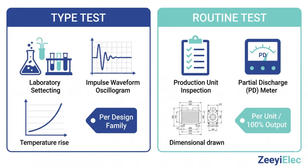 Type Testing Vs Routine Testing Type Test vs Routine Test: Buyer Checklist 2026